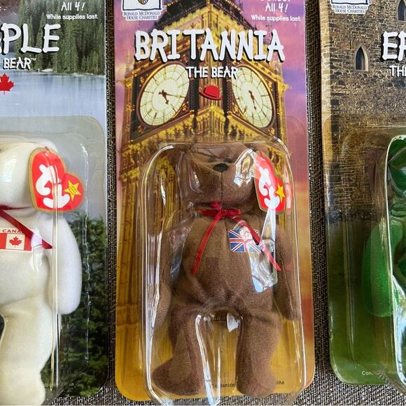 Ty McDonalds International Bears Collection set of 4 1999 - Picture 12 of 14